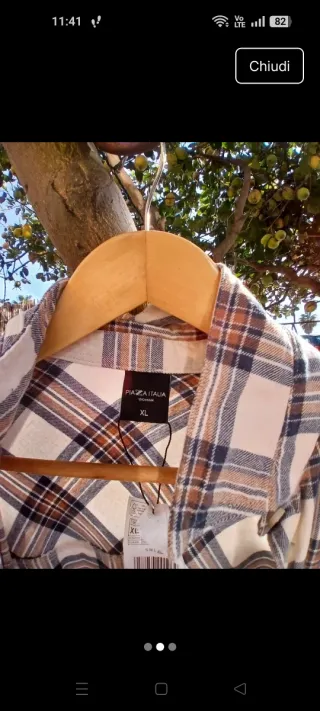 Camicia a quadri donna