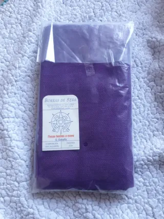 Faja morada traje regional infantil