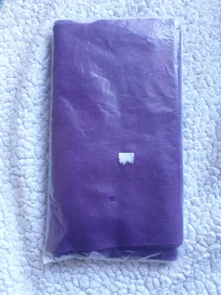 Faja morada traje regional infantil