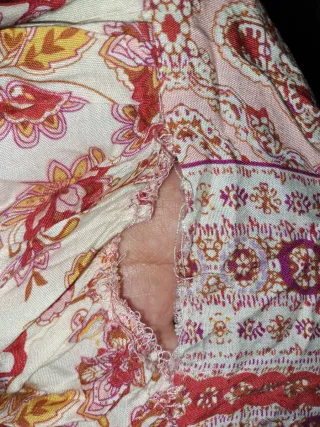 Vestido estampado talla M