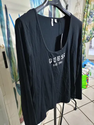 Maglia Guess manica lunga nera taglia xl