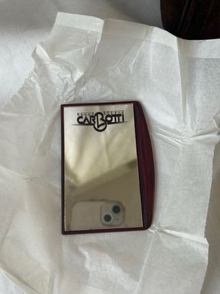 Borsa vera pelle marrone anni '50