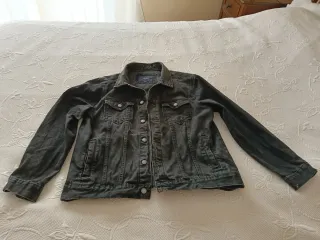 Cazadora Vaquera Negra Hombre