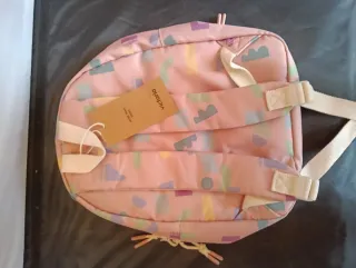 Mochila Victoria multicolor y rosa