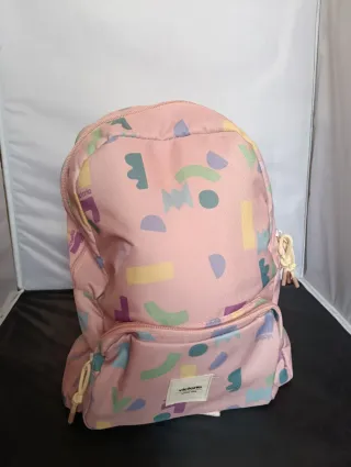 Mochila Victoria multicolor y rosa