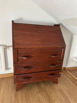 Mueble escritorio madera antiguo
