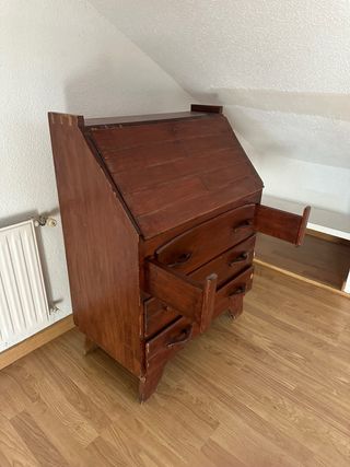 Mueble escritorio madera antiguo