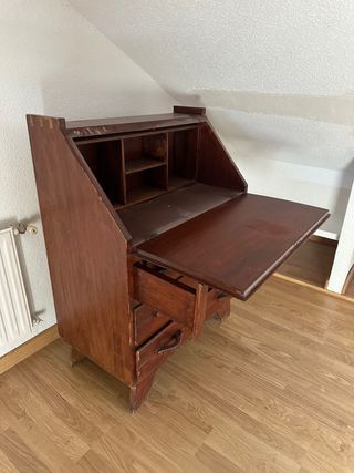 Mueble escritorio madera antiguo