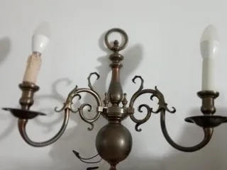 Lámparas de pared bronce oscuro estilo holandés