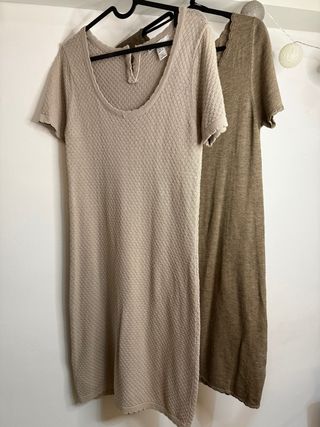 Lote 2 Vestidos Punto Talla M