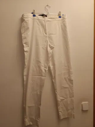 Pantalón blanco de vestir