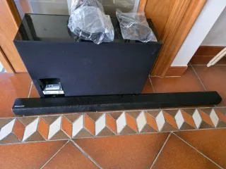 Samsung TV Curva 48 Full HD 3D y barra de sonido