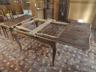 Mesa comedor extensible con 2 alas