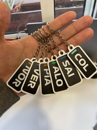 Llavero F1 Max Verstappen