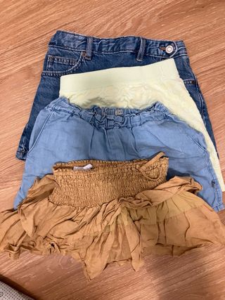 Lote de 4 faldas