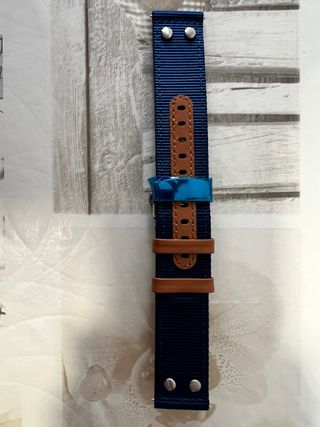 Correa para Hamilton X-Wind Nylon Azul y beige