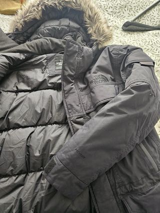Chaqueta The North Face Negra Larga Hombre