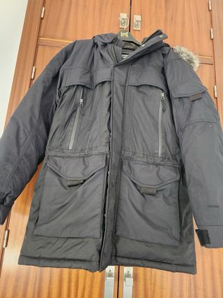Chaqueta The North Face Negra Larga Hombre