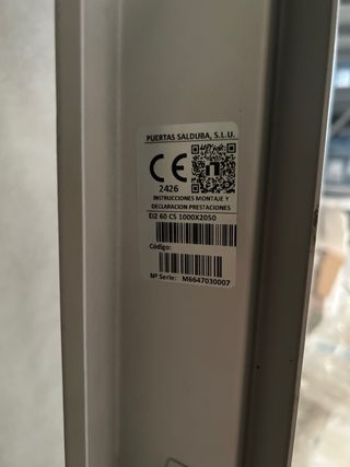 3 Puertas Cortafuegos con pequeños golpes