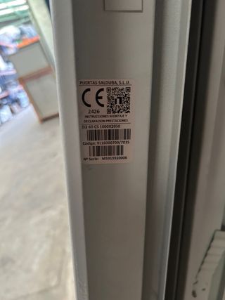 3 Puertas Cortafuegos con pequeños golpes