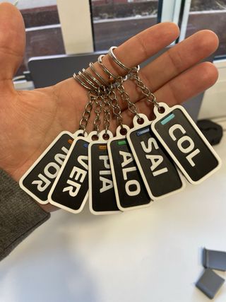 Llavero Piastri Fórmula 1