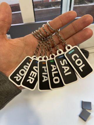 Llavero Piastri Fórmula 1