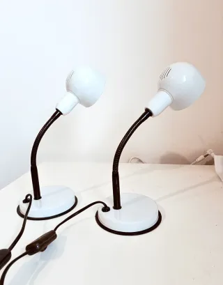 Coppia abat-jour Veneta Lumi anni '80