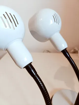 Coppia abat-jour Veneta Lumi anni '80