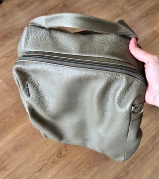 Mandarina Duck Mochila Piel Gris/Oliva