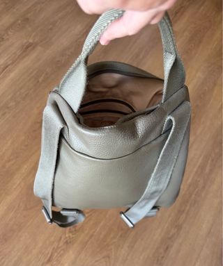 Mandarina Duck Mochila Piel Gris/Oliva