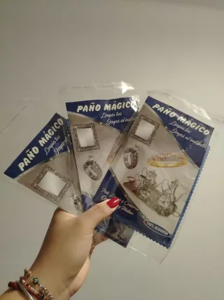 Paño Mágico Limpia Joyas Plata Oro