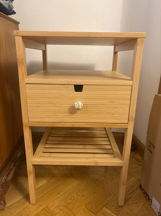 Comodino Nordkisa IKEA in bambù