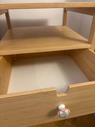 Comodino Nordkisa IKEA in bambù