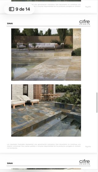 Porcelánico GANGA Exterior Piscina