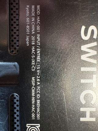 Nintendo Switch para piezas