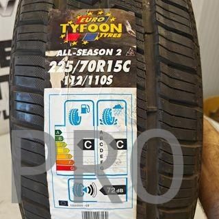 JUEGO 2 NEUMATICOS 225/70 R15 TYFOON NUEVO