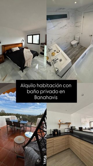 Alquilo habitación con baño privado en Benahavís