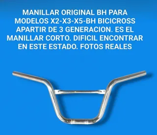 BH Bicicross X2-X3-X5 manillar Corto buen estado