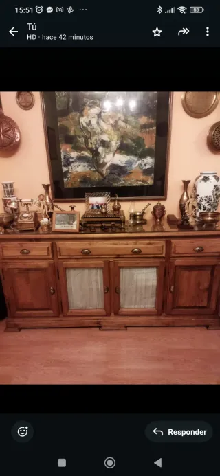 Mueble de madera para comedor