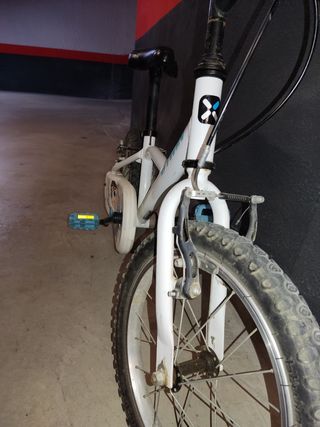 Bici infantil Btwin Inuit 100 blanca