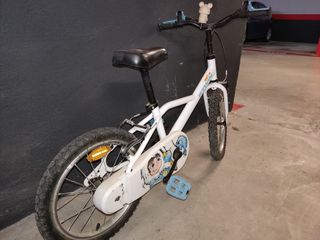 Bici infantil Btwin Inuit 100 blanca