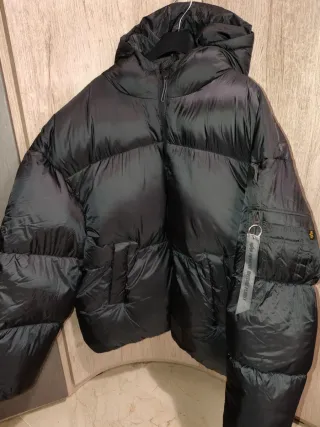 Chaqueta Alpha Industries Puffer gris vintage