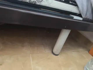 Cama 90cm con colchón visco y cabezal