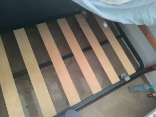 Cama 90cm con colchón visco y cabezal