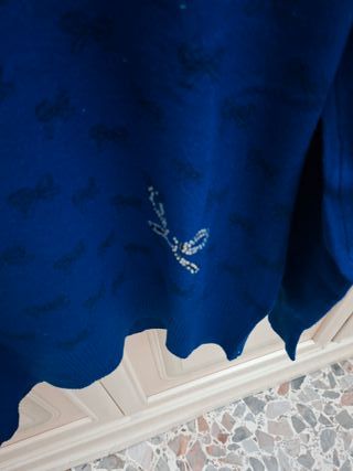 Maglia Elexa Blu China Girocollo XL