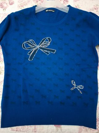 Maglia Elexa Blu China Girocollo XL