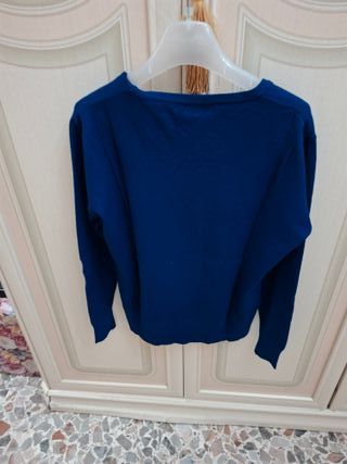 Maglia Elexa Blu China Girocollo XL