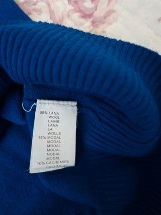 Maglia Elexa Blu China Girocollo XL