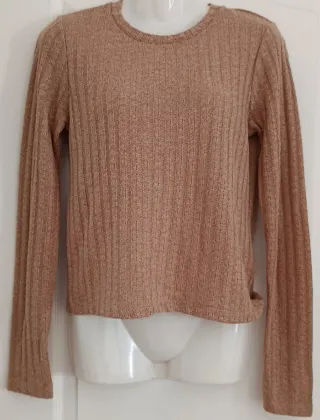 Jersey punto fino Stradivarius acanalado T. m