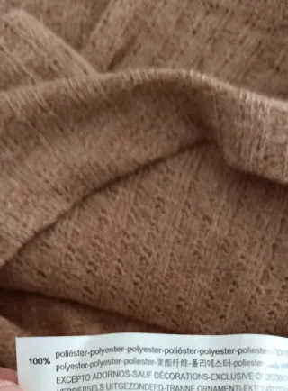 Jersey punto fino Stradivarius acanalado T. m